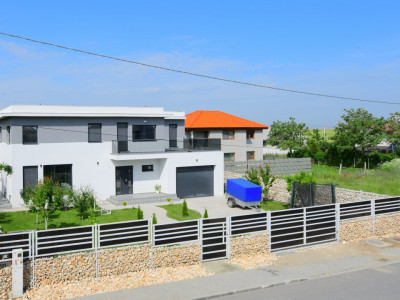Vila moderna P+E cu teren 500mp finisata total 