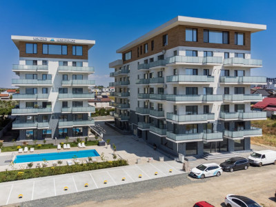 Apartament cu acces DIRECT la PISCINA, curte proprie+parcare subterana inclusa!